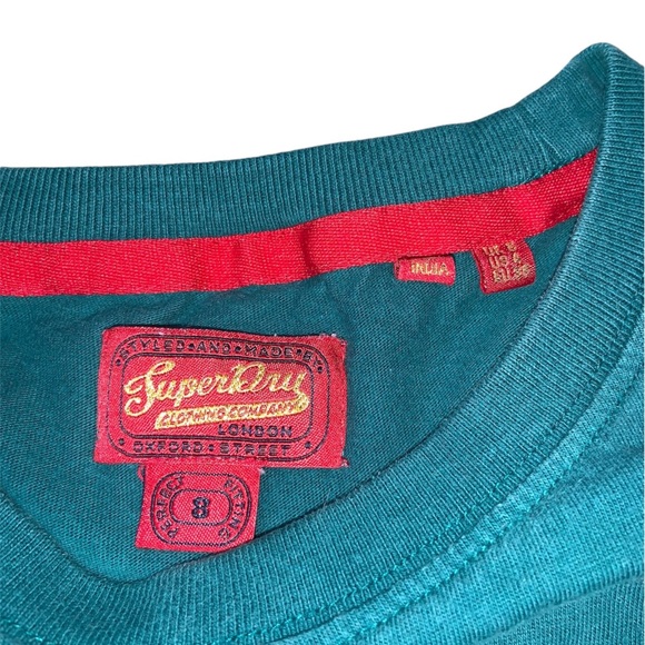 Superdry Goods Distressed Workwear Scripted Graphic Fitted Women’s Tee - Picture 15 of 16